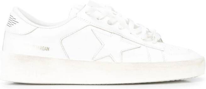 Golden Goose Low-Top Sneakers White Front Lace-Up Sneakers in wit