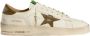 Golden Goose Witte Leren Sneakers met Bedrukte Ster - Thumbnail 1