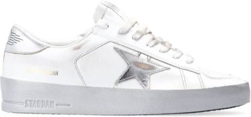 Golden Goose Low-Top Sneakers White Front Lace-Up Sneakers in wit