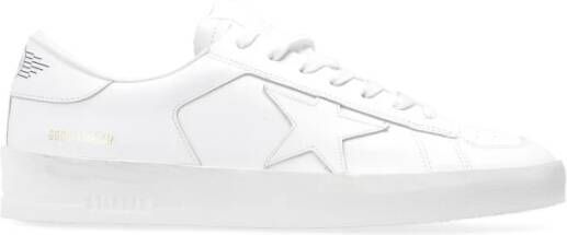 Golden Goose Stardan Leather Upper Laminated Star AND Heel Wit Heren