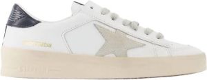 Golden Goose Star Patch Lace Up Sneakers Wit Dames