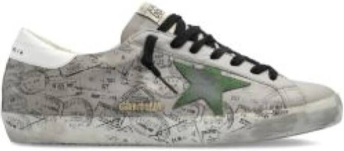 Golden Goose Stempel-Print Super-Star Sneakers