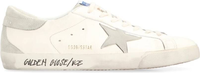 Golden Goose Super-Star Nappa Upper Nabuk Star Sue Tong Heel White Heren