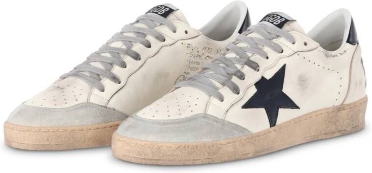 Golden Goose Ster Sneaker in Gebruikte Look White Heren