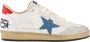 Golden Goose Iconische ster leren sneakers met suède Beige Heren - Thumbnail 42