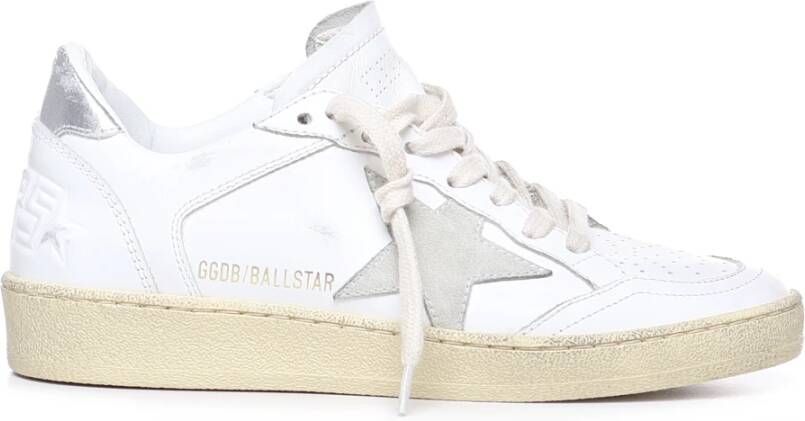 Golden Goose Stijlvolle Dames Katoenen Sneakers White Dames