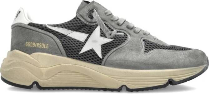 Golden Goose Stijlvolle Grijze Hardloopschoenen