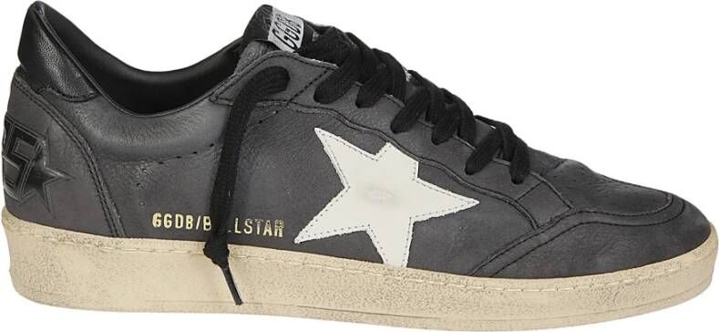Golden Goose Stijlvolle leren sneakers met ster- en hielaccent