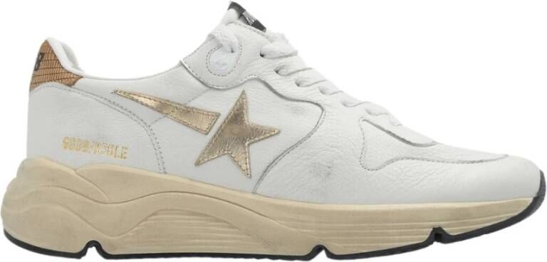 Golden Goose Low-Top Sneakers Leather Distressed Effect Sneakers in wit