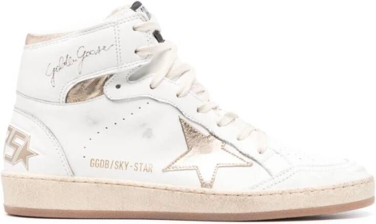 Golden Goose Stijlvolle Sneakers met Ster Patch White Dames