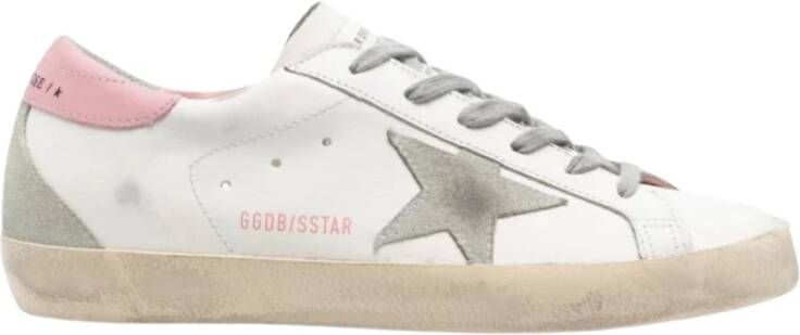 Golden Goose Sneakers met versleten effect en sterrenlogo Beige Dames