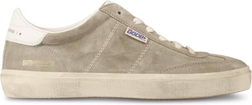Golden Goose Low-Top Sneakers Soul-Star Suede Upper Hf Leather Sneaker in bruin