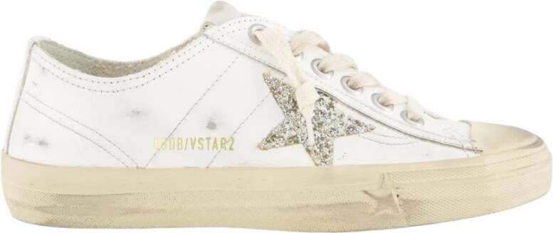 Golden Goose Low-Top Sneakers Dames V-Star 2 Sneaker Wit in wit