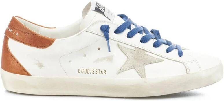 Golden Goose Stijlvolle witte leren sneakers voor heren White Heren