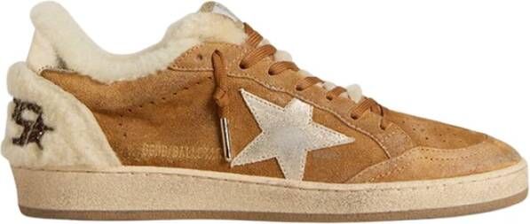 Golden Goose Suede Ball Star Sneakers met Kristallen