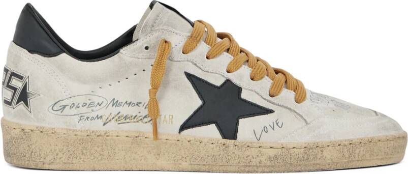 Golden Goose Suede Ballstar Leren Sneakers - Foto 2