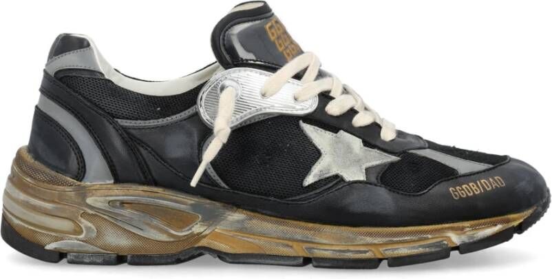 Golden Goose Dad-Star Sneakers: Stijlvol en Comfortabel Zwart Heren