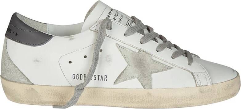 Golden Goose Suede Star Heel Sneakers White Dames