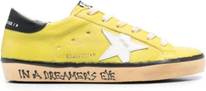 Golden Goose Super Sneakers Yellow Dames