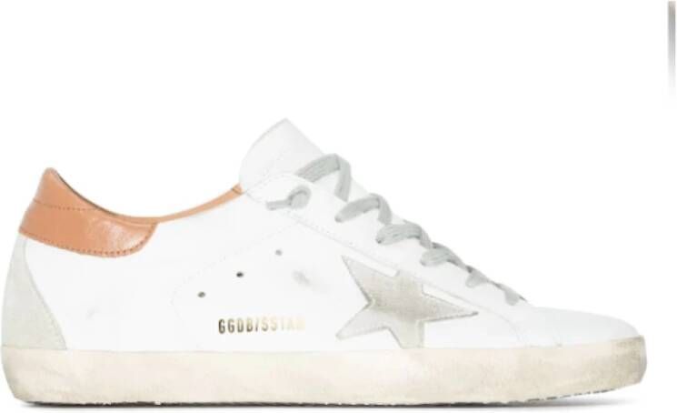 Golden Goose Super-star Witte Sneakers Verouderd Effect White Dames