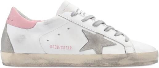 Golden Goose Sneakers met versleten effect en sterrenlogo Beige Dames