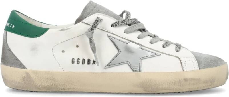 Golden Goose Super-Star Classic Sneakers Wit Zilver Groen White Heren