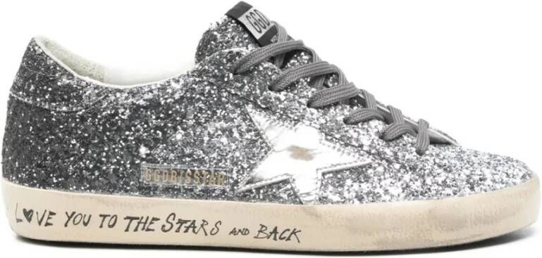Golden Goose Super Star Glitter Sneakers