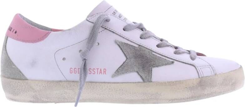 Golden Goose Sneakers met versleten effect en sterrenlogo Beige Dames