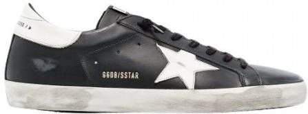 Golden Goose Scarpa Donna Super-Star Leather Upper Shiny Leather Star AND Heel