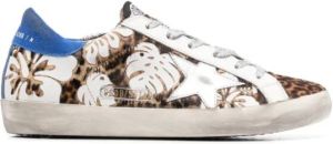 Golden Goose Super-Star LEO Horsy With Hibiscus Sneakers Wit Dames