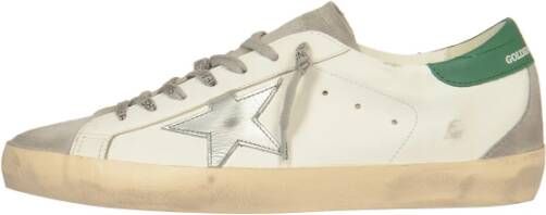 Golden Goose Heren Lichtblauwe Lamsskin Jas met Witte Mouwen Wit Heren - Foto 12