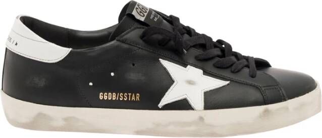 Golden Goose Scarpa Donna Super-Star Leather Upper Shiny Leather Star AND Heel