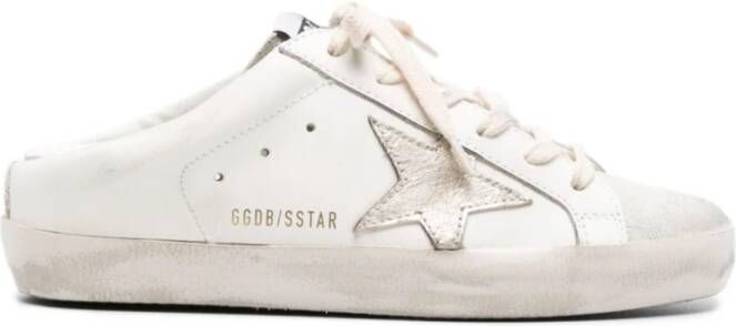 Golden Goose Super-Star Leren Sneakers White Dames
