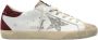 Golden Goose Bordeaux Wit Leer Suède Sneakers White Dames - Thumbnail 6