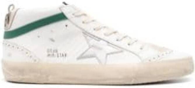 Golden Goose Super-Star Leren Sneakers White Heren