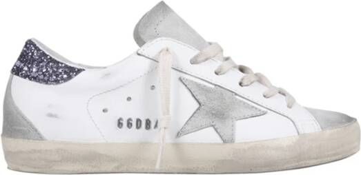 Golden Goose Super-Star Leren Sneakers Wit Dames