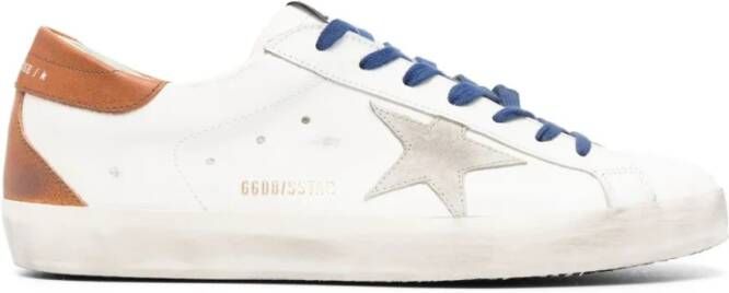 Golden Goose Stijlvolle witte leren sneakers voor heren White Heren