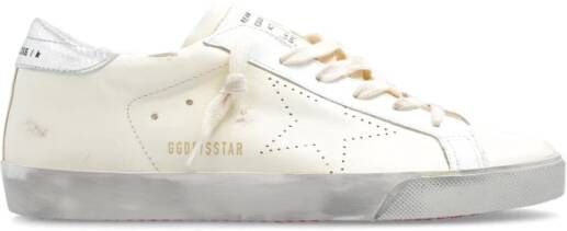 Golden Goose Beige Super Star Sneakers Vintage Effect Beige Dames