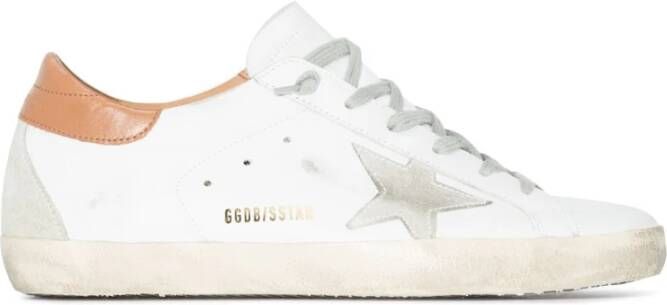 Golden Goose Super Star Sneaker Wit Grijs Kameel White Dames