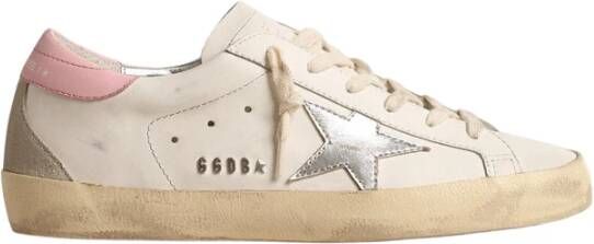 Golden Goose Sneakers met versleten effect en sterrenlogo Beige Dames