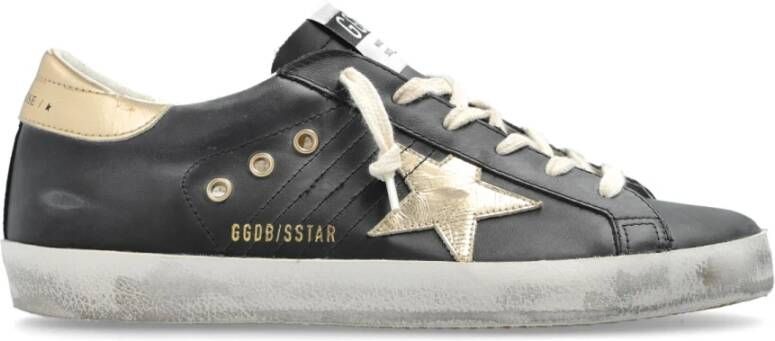 Golden Goose Ster laag-top sneakers met versleten effect Black Dames