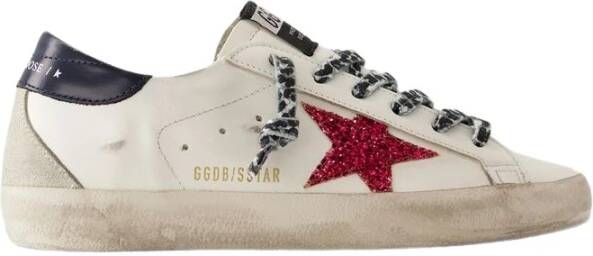 Golden Goose Super Star Sneakers Leer Wit White Dames
