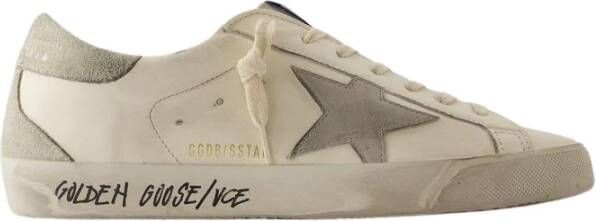 Golden Goose Super Star Sneakers Leer Wit White Heren