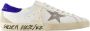 Golden Goose Witte Leren Superstar Sneakers met Groene Hak White Heren - Thumbnail 1