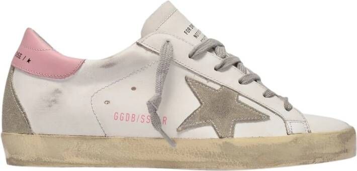 Golden Goose Sneakers met versleten effect en sterrenlogo Beige Dames