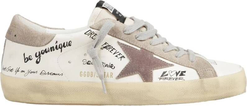 Golden Goose Witte Sneakers met Stella Logo White Heren