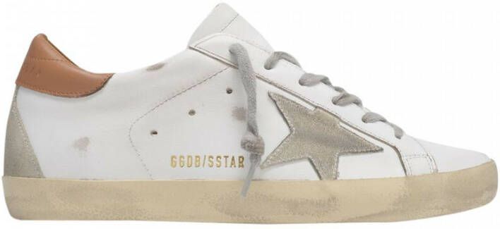 Golden Goose Super-star Witte Sneakers Verouderd Effect White Dames