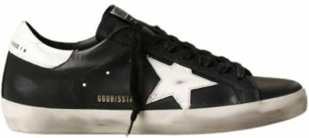 Golden Goose Scarpa Donna Super-Star Leather Upper Shiny Leather Star AND Heel