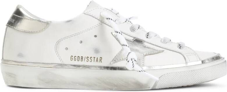 Golden Goose Super Star Witte Koeienleren Sneakers