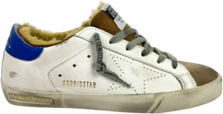 Golden Goose Super Star Witte Leren Sneakers White Dames